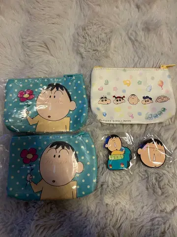 짱구는 못말려(크레용 신짱) 티슈 파우치 클립 묶음 판매