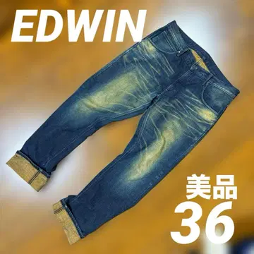 새상품급 EDWIN 에드윈 EXS402 가공 청바지 36