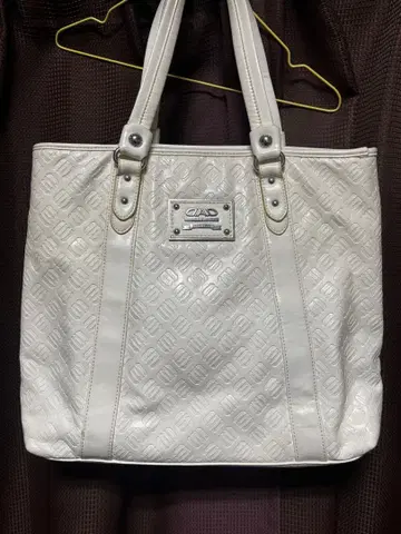 DAD 화이트 토트백