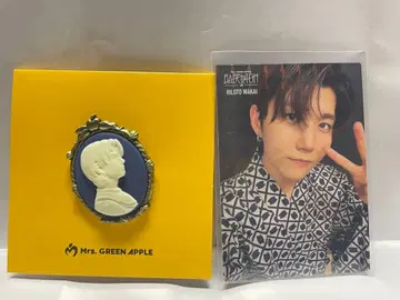 미세스 그린애플 와카이 히로토 배지와 사진 카드 세트
