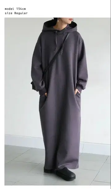 antiqua 맨투맨 후드 롱 원피스