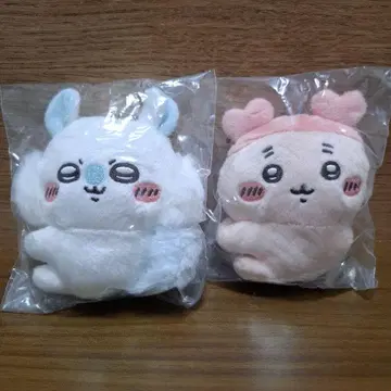 치이카와 (먼작귀) 클립 봉제 인형 2 모몽가&카니쨩 세트