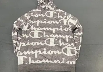 챔피온 챔피온 올 패턴 로고 후드티 L 그레이 택 포함 미사용