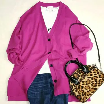 새상품급 플라스테 세탁 가능한 가디건 엑스트라 파인 메리노울 블렌드