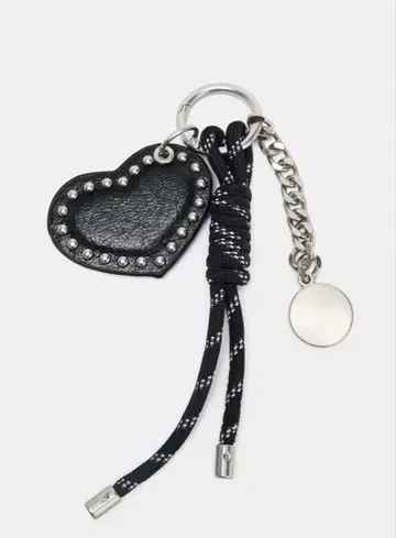 완판템 ZARA 스터드 하트 참 택 포함 새상품 블랙