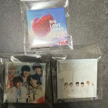 M!LK 캡슐 토이 스퀘어 마그넷 3개 세트