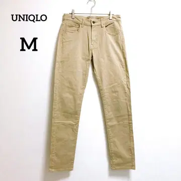 유니클로 치노 팬츠 M 베이지 남성용 슬림핏 데님 327