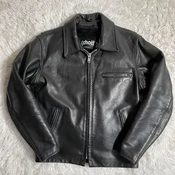 schott 643 가죽 자켓 트래커 자켓