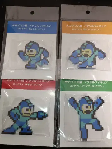 록맨 아크릴 스탠드 4종