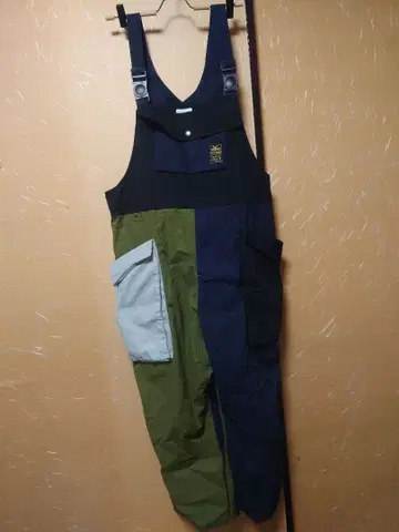 짐 마스터 오버롤 L 사이즈 네이비 카키 그레이