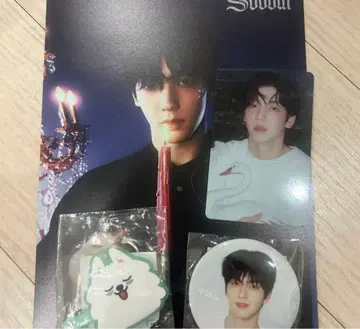 TXT 연준 수빈 헤어 클립 캡슐 토이 캔뱃지 플라이어 트레이딩 카드