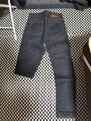 남성용 데님 32 NAKED FAMOUS 스키니진 셀비지