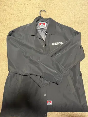 벤 데이비스 블랙 나일론 자켓 L