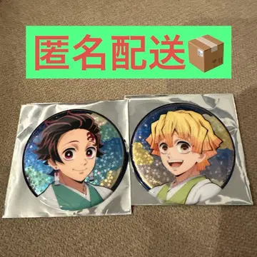 귀멸의 칼날 점프 페스타 홀로그램 캔뱃지 탄지로 젠이츠