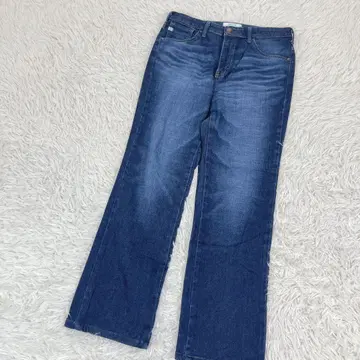 썸씽 데님 팬츠 두꺼운 원단 32 스트레치 스트레이트 일본제