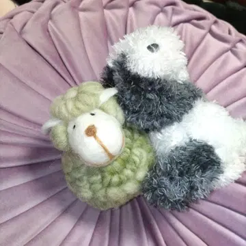 양과 팬더 (젤라또피케) 봉제 인형 세트