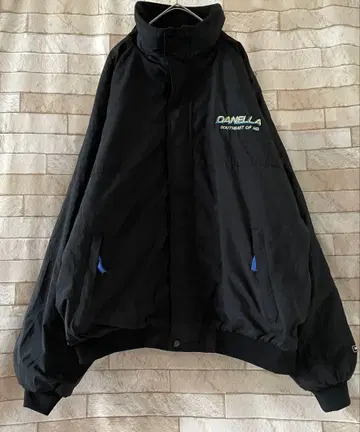 헬리한센 나일론 자켓 자수 안감 플리스 블랙 XL