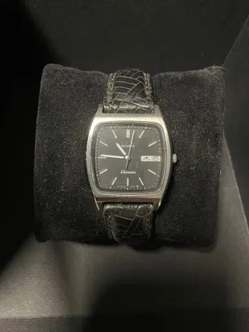 CITIZEN 아날로그 시계 블랙