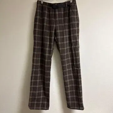 새상품급 그라미치 체크 울 팬츠 M