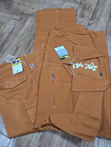 새상품 [ 도라이치 상하의 세트 ] 블루종 L & 카고 팬츠 76cm