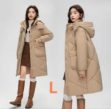 [ 새상품급 ] 충전솜 코트 퀼팅 코트 롱 코트 출퇴근 통학