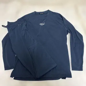 TENTIAL BAKUNE L 네이비 상하의 세트