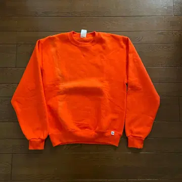 80s 러셀 USA제 오렌지 레어 컬러 선페이드 아메카지