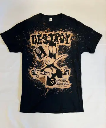 미키 디스트로이 셔츠 세디셔너리 하드코어 Oi! T셔츠