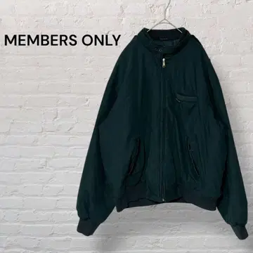 MEMBERS ONLY 멤버즈온리 패딩 자켓 그린 L 블루종