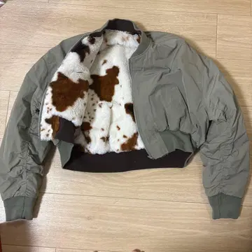 새상품급 GYDA 2way 크롭 기장 리버서블 자켓 MA-1