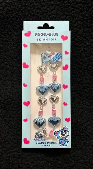 [ 새상품 ] 스키니딥 엔젤 블루 스마트폰 스트랩