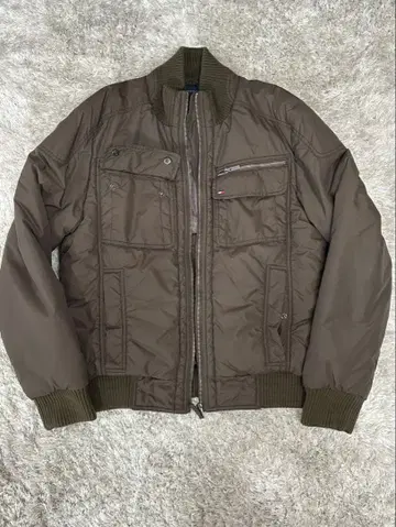 타미힐피거 브라운 블루종