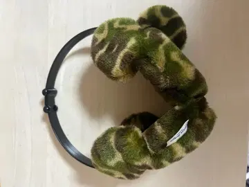 카모 패턴 퍼 귀도리