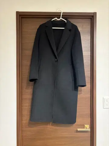 UNIQLO 블랙 롱 코트 S