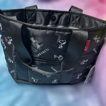 PEANUTS 스누피 토트백 블랙 루트토트