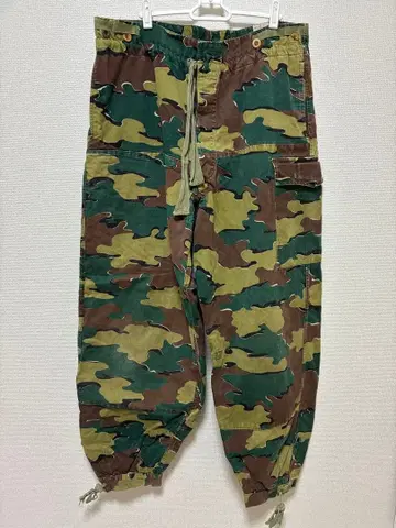 BEGETEX 카모플라쥬 카고 팬츠 1984년 제조