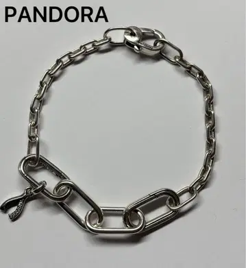 판도라 미 체인 팔찌 17cm 참 포함