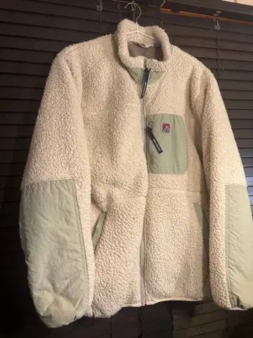 BEN DAVIS 플리스 자켓 L 크림/그린