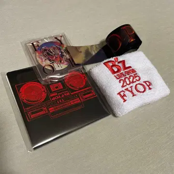 B'z FYOP 굿즈 은색 테이프 세트