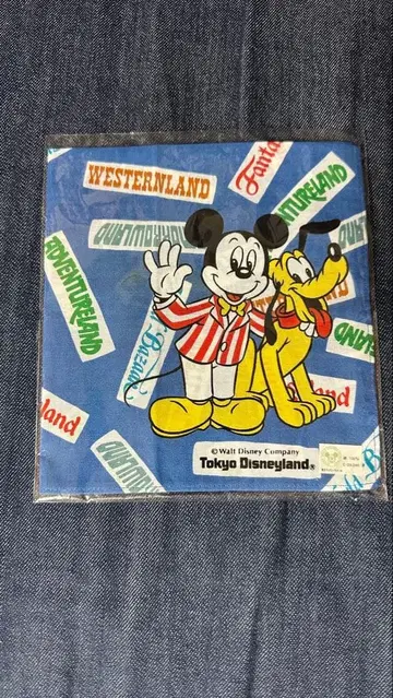 도쿄 디즈니랜드 타월 미키 플루토