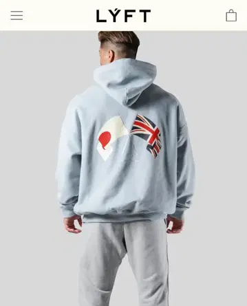 [ 미개봉 새상품 ] New Flag 오버사이즈 스웨트 후디