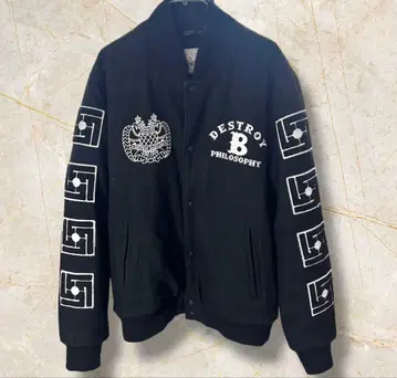 FIVE-0 DAPPIES 자수 바시티 자켓 XL