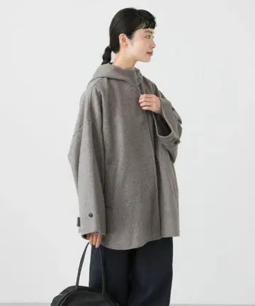 kagure [ 23AW ] 울 후드 숏코트