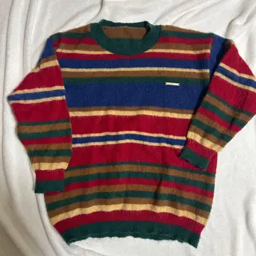 HAYOU HARDWARE 보더 스웨터 긴팔