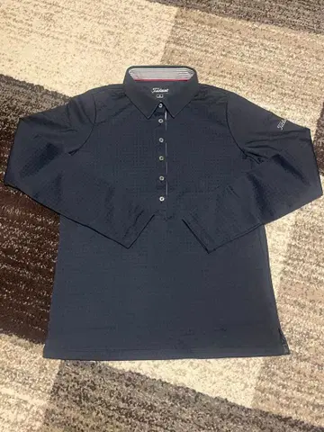 미사용 Titleist 여성용 골프 긴팔 셔츠 M 네이비