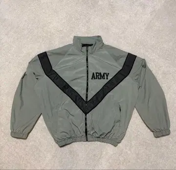 ARMY 로고 나일론 자켓 그레이