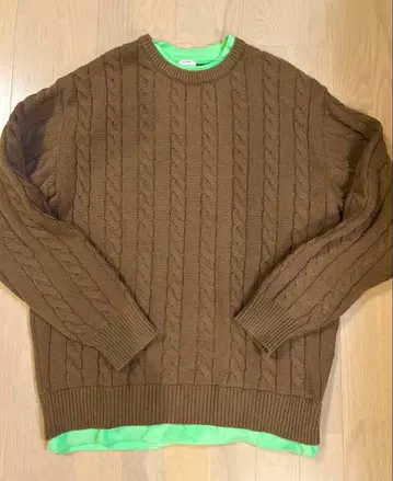 MISTERGENTLEMAN 레이어드 크루넥 니트