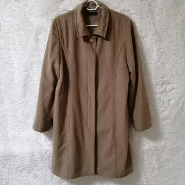 [ EARTHY MODE ] 베이지 롱 코트 캐시미어 혼방