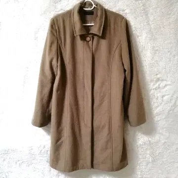 [ EARTHY MODE ] 베이지 롱 코트 캐시미어 혼방