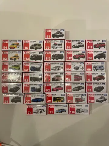 토미카 미니카 34대 세트 [ 미개봉 ]